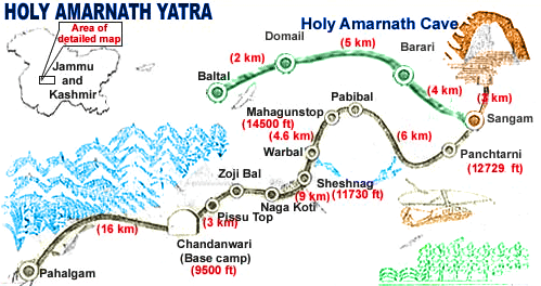 complete information on amarnath temple history, amarnath yatra, amarnath cave, lord shiva amarnath temple in india